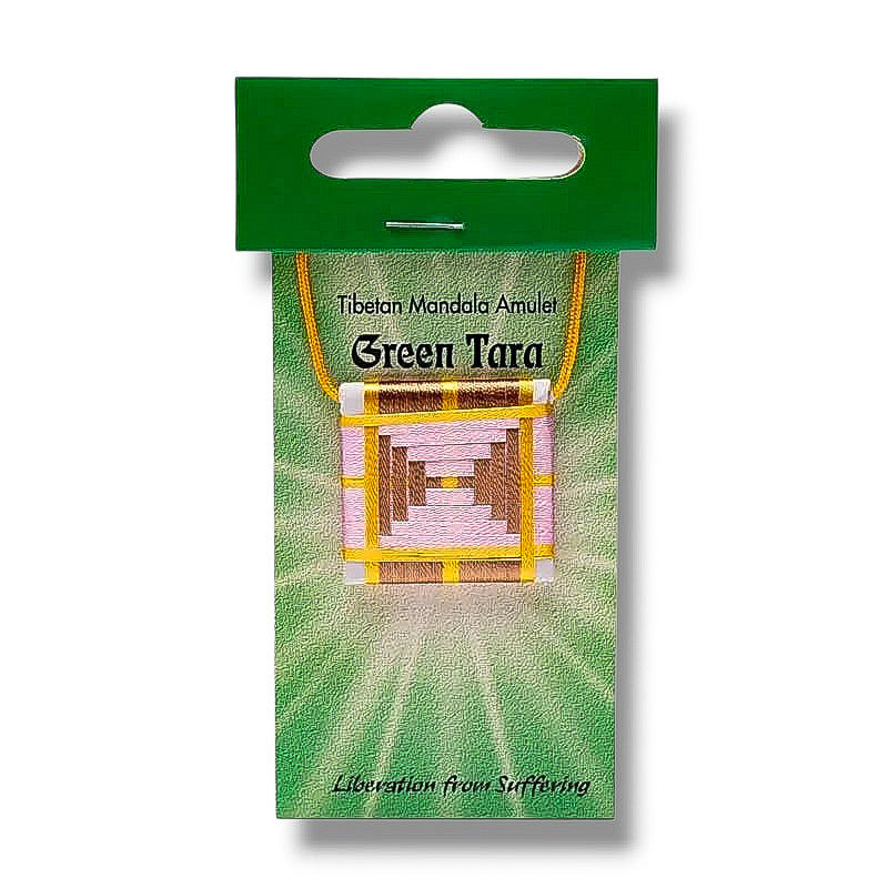 Mandala Talisman Green Tara - Couleur Aléatoire