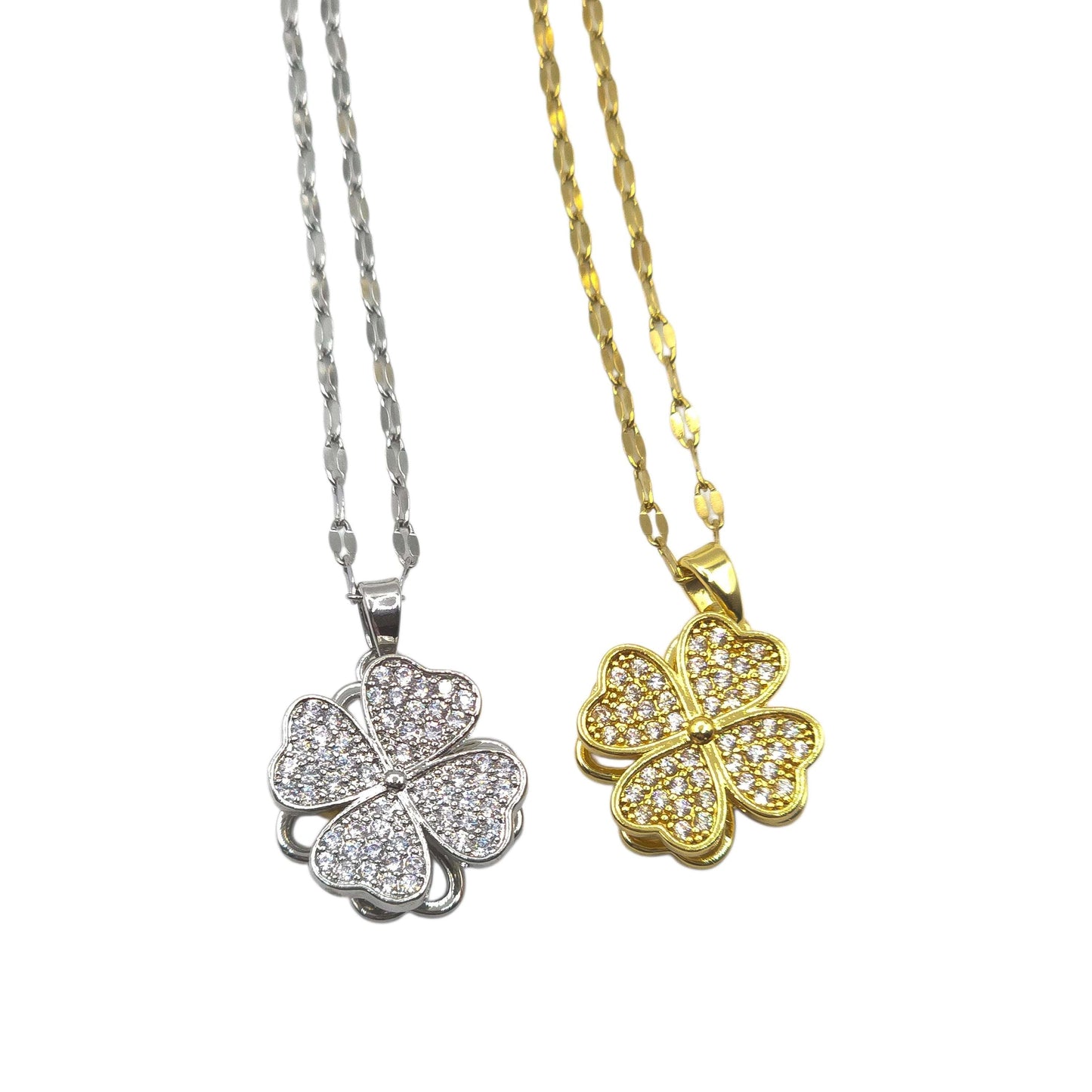 Collier Anti Stress TREFLE 4 FEUILLES