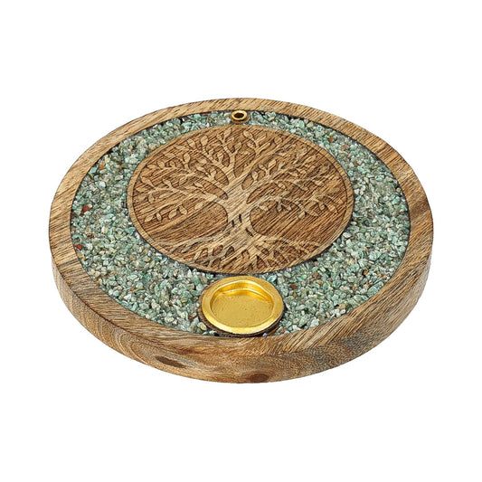 Porte Encens ARBRE DE VIE AMAZONITE