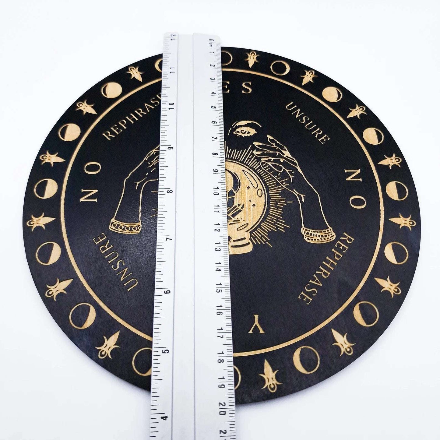 Planche de Radiesthésie BOULE DE CRISTAL