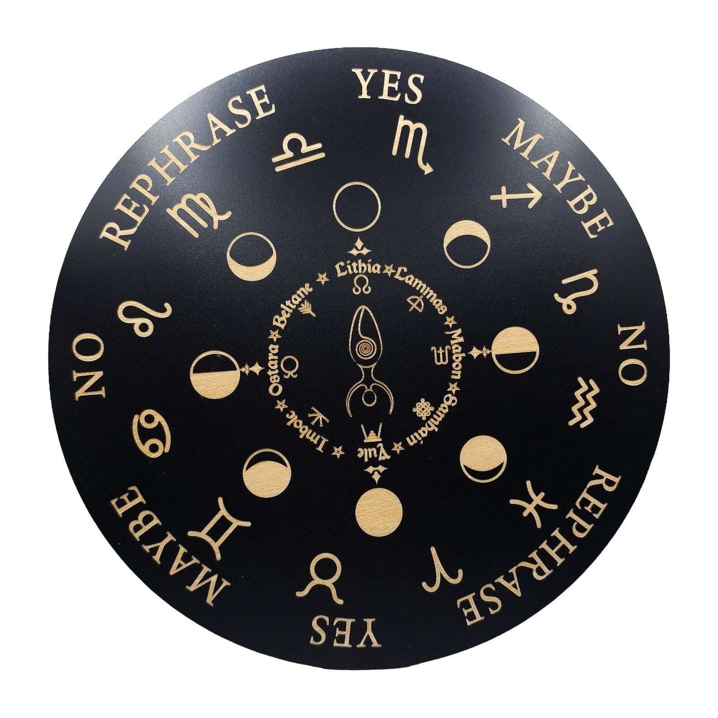 Planche de Radiesthésie FEMME WICCAN
