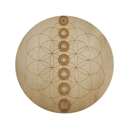 GRAINE DE VIE 7 CHAKRAS EN BOIS