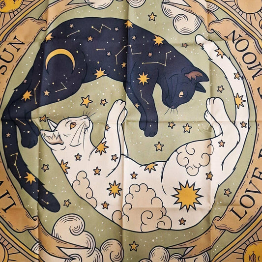 Nappe de Tarot LES CHATS
