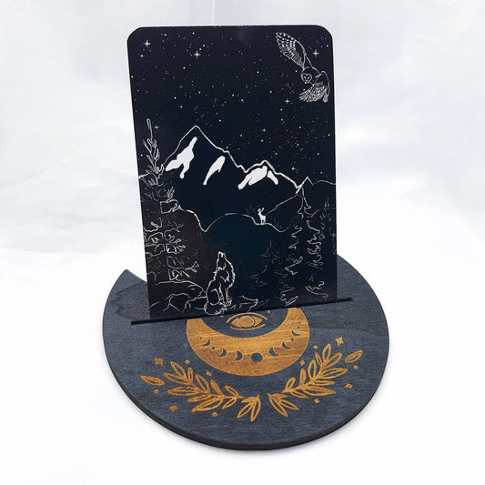 Support de Carte Oracle LUNE FLEURIE