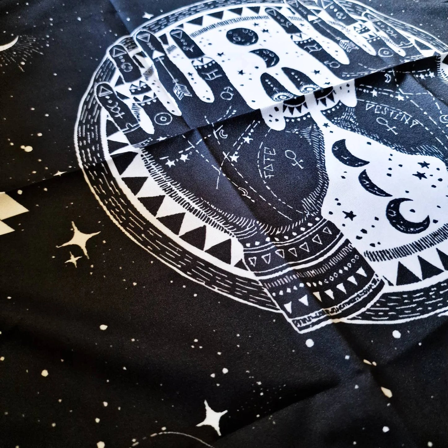 Nappe de Tarot LIGNE DES MAINS