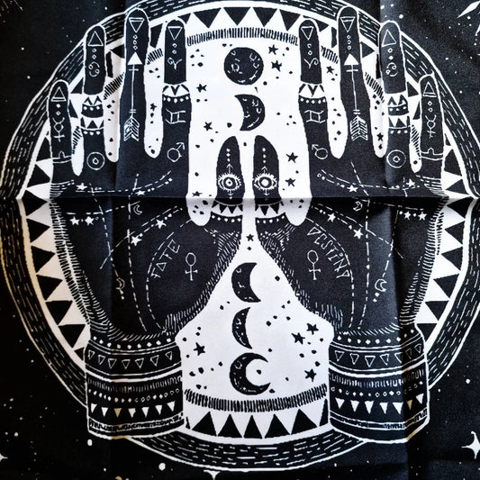 Nappe de Tarot LIGNE DES MAINS