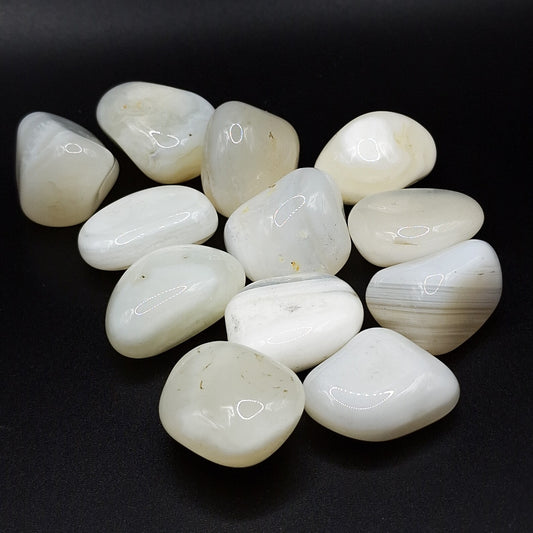 Pierre Roulée AGATE BLANCHE A