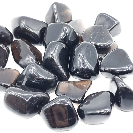 Pierre Roulée OBSIDIENNE LARME D'APACHE A