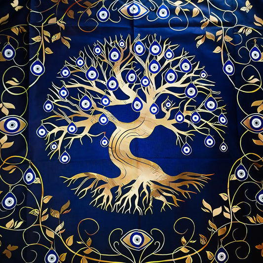 Nappe de Tarot ARBRE OEIL TURC