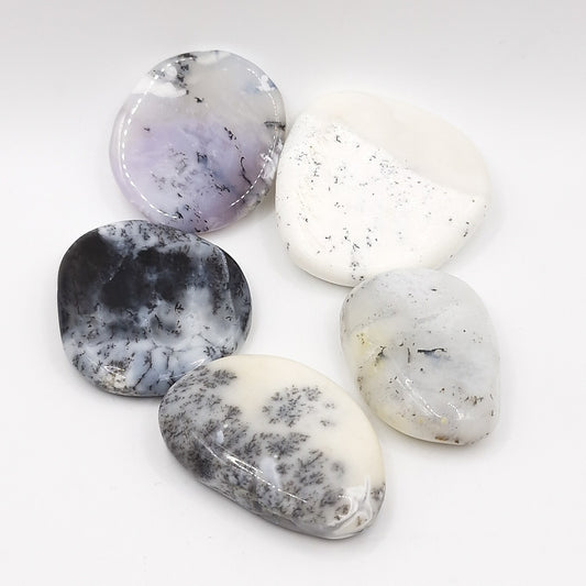 Pierre Plate AGATE DENDRITIQUE AA