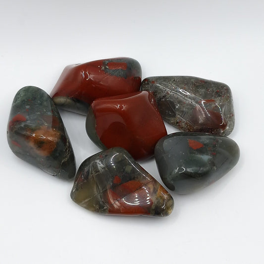 Pierre Roulée JASPE HELIOTROPE