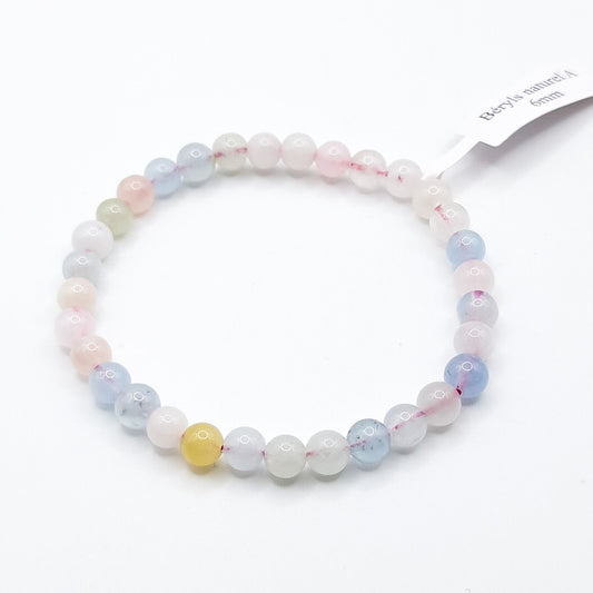 Bracelet Boule 06mm BERYLS NATUREL A