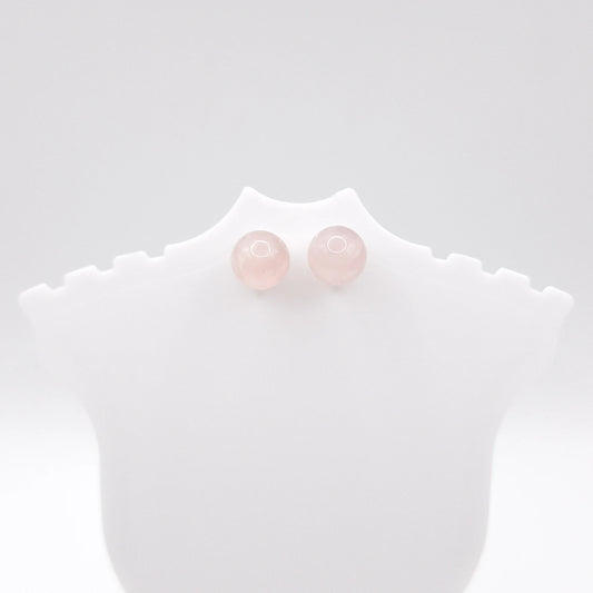 Boucles d'Oreilles QUARTZ ROSE