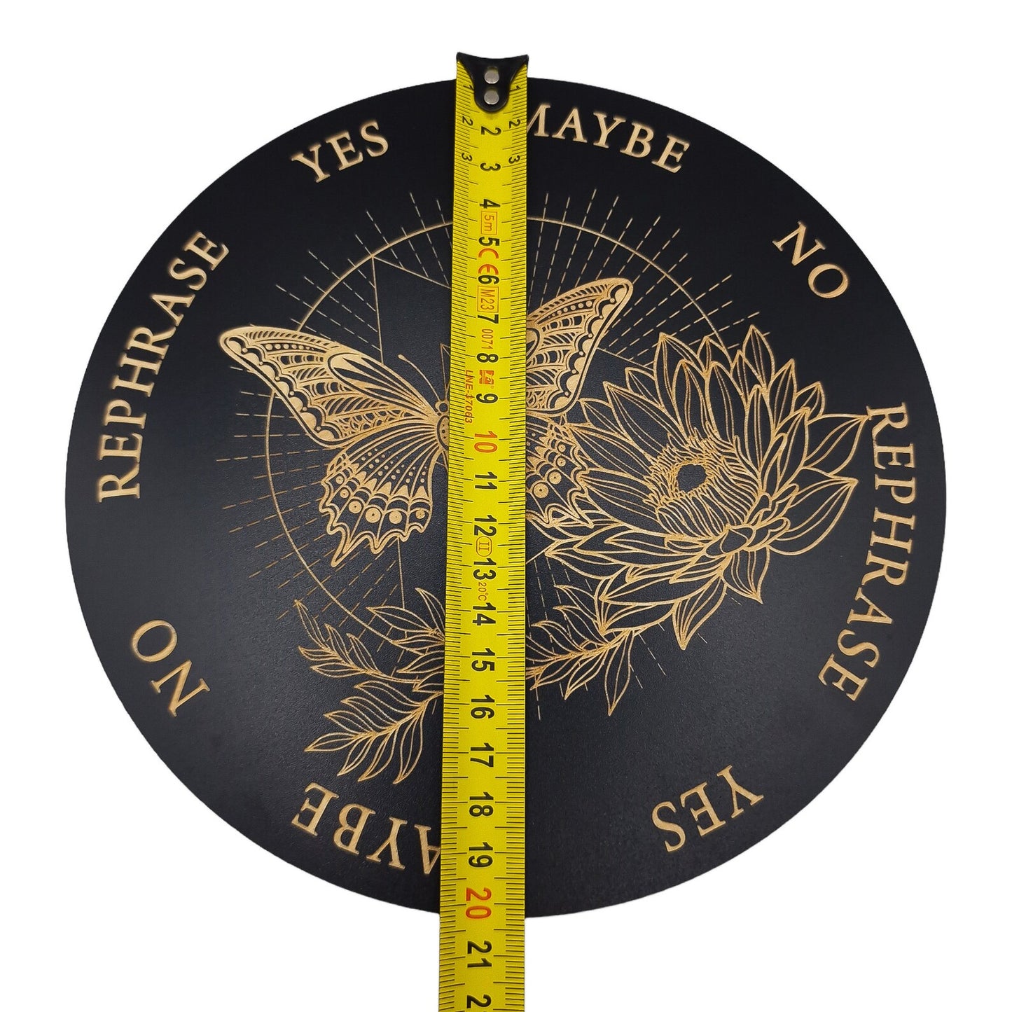 Planche de Radiesthésie PAPILLON LOTUS