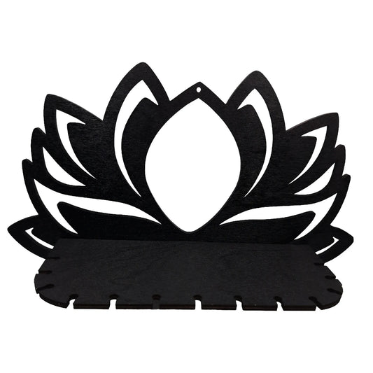 Support à Pendule LOTUS NOIR