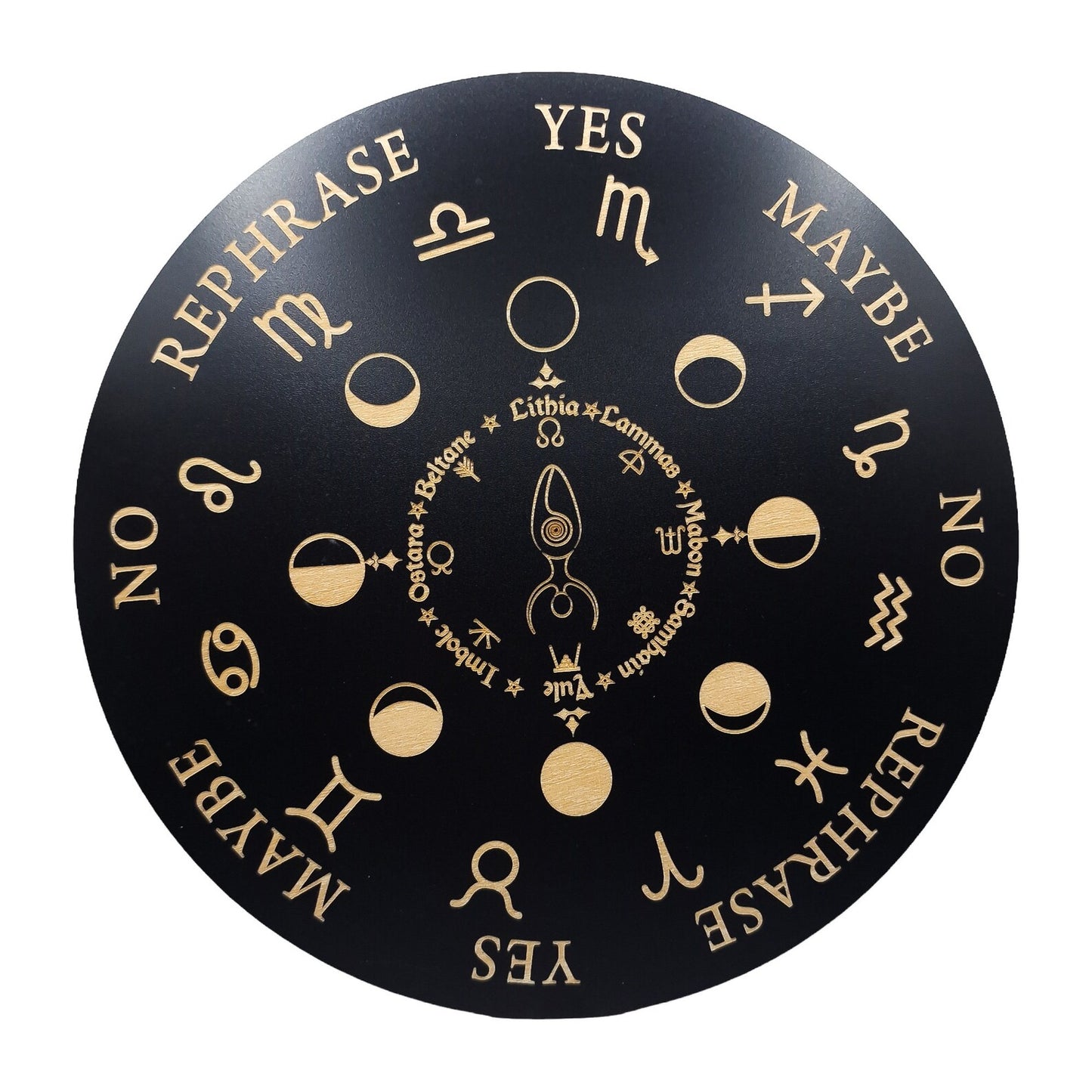 Planche de Radiesthésie FEMME WICCAN