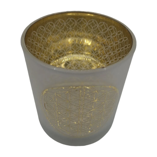 Photophore Givré FLEUR DE VIE