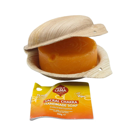 Savon Holy Lama en Feuille de Palmier Chakra Sacré