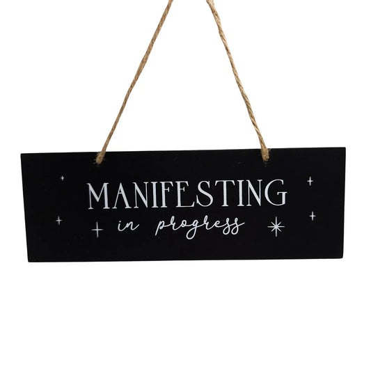 Pancarte "Manifestation en cours"