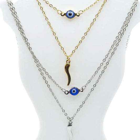 Colliers OEIL CORNE ITALIENNE