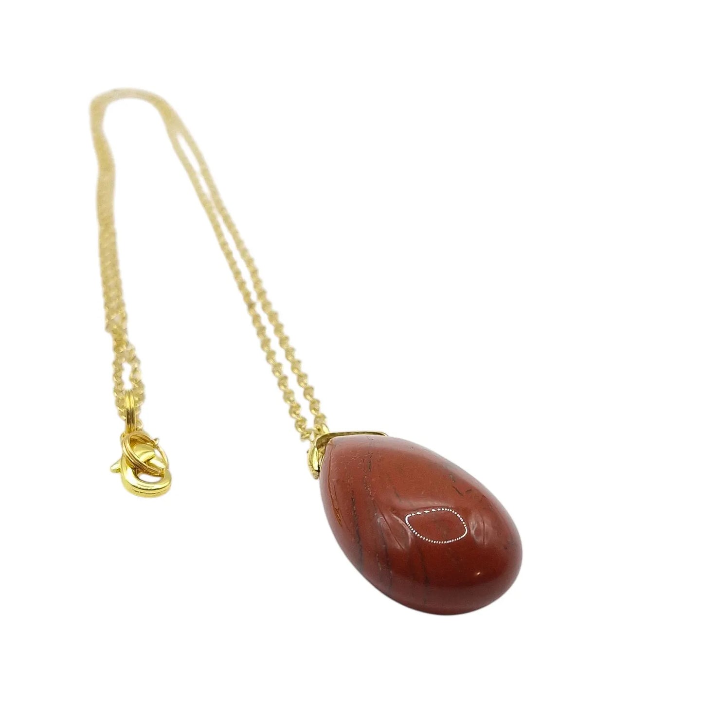 Collier Sautoir JASPE ROUGE A