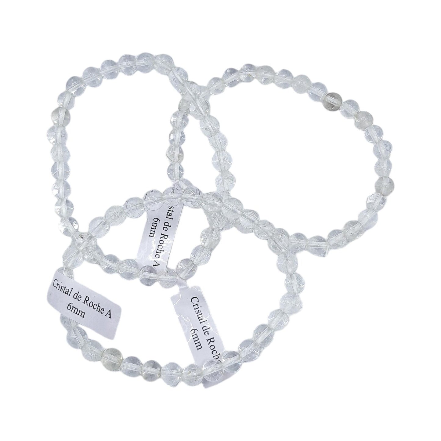 Bracelet Boules 06mm CRISTAL DE ROCHE A