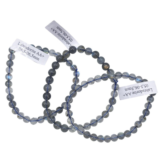 Bracelet Boule 06mm LABRADORITE AA+