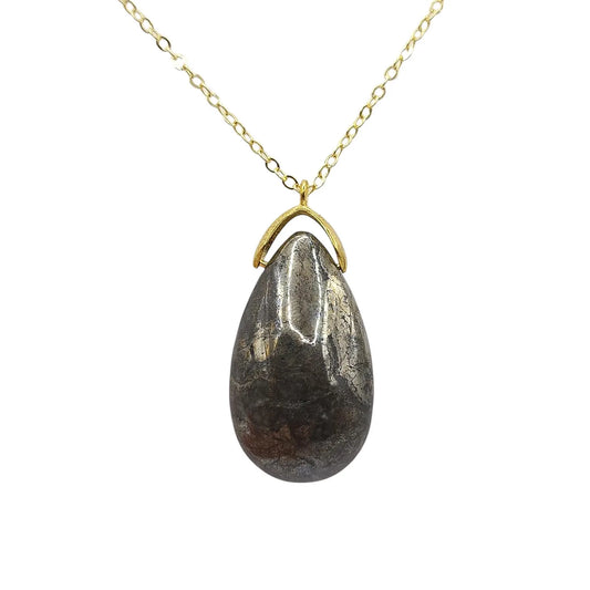 Collier Sautoir PYRITE A+