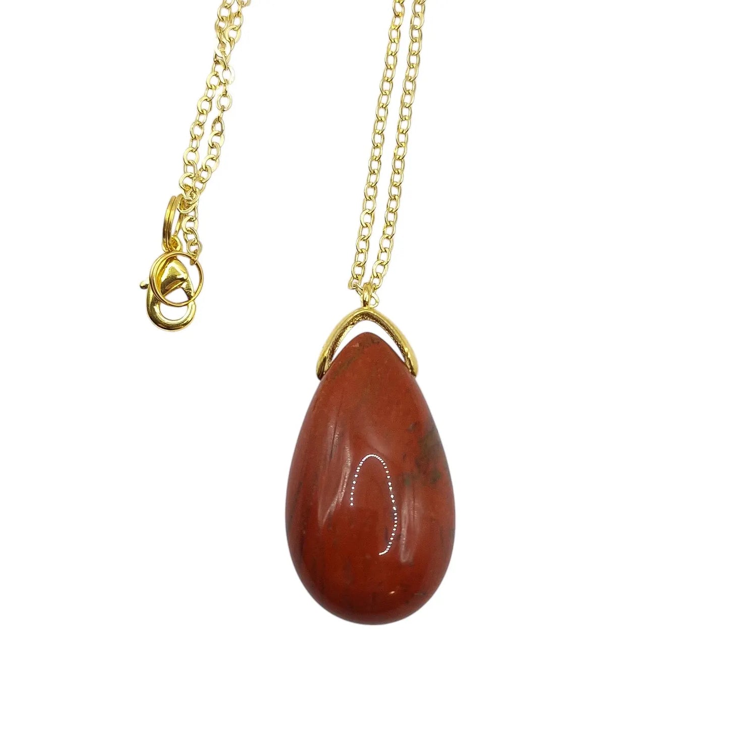Collier Sautoir JASPE ROUGE A