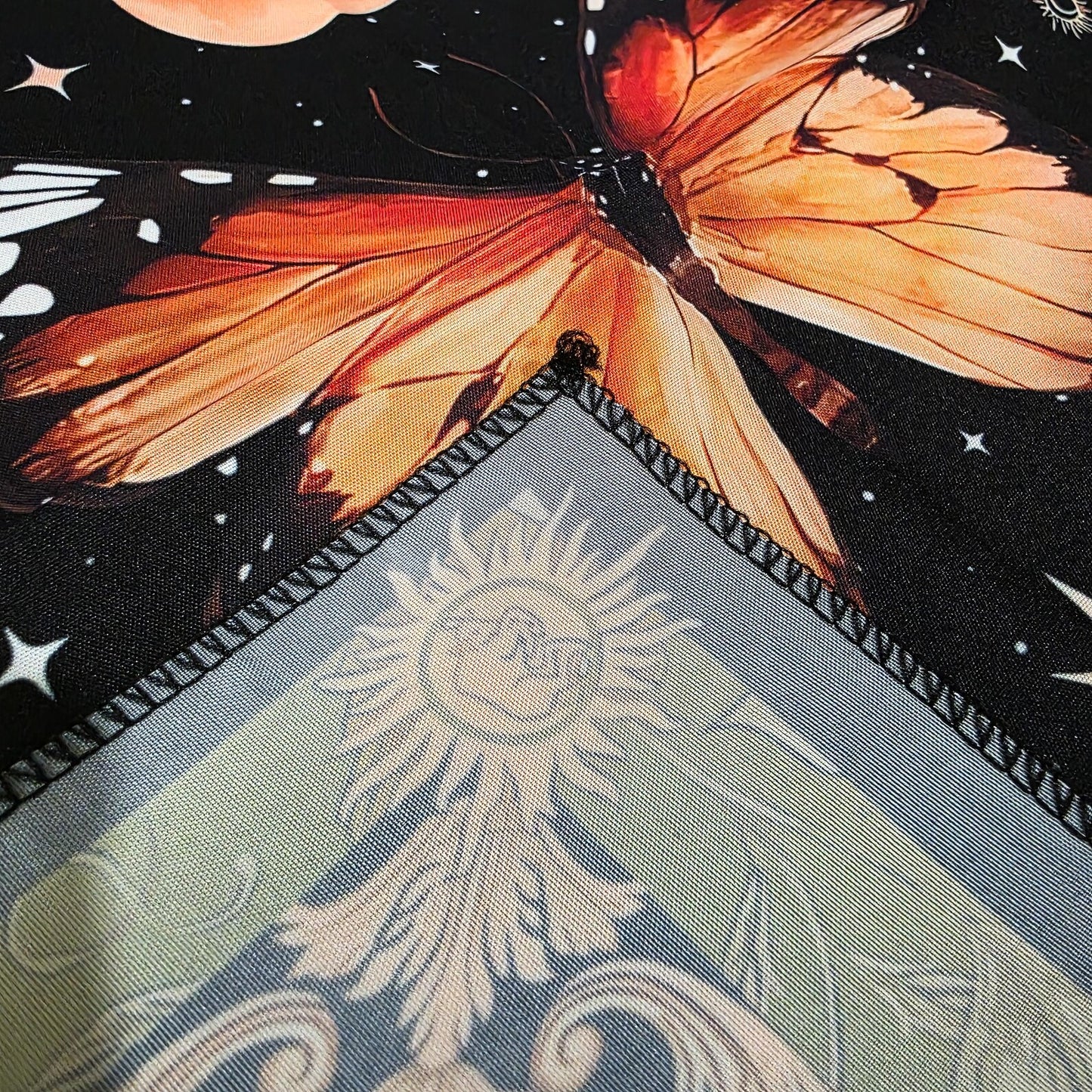 Nappe de Tarot PAPILLON TOURNESOL