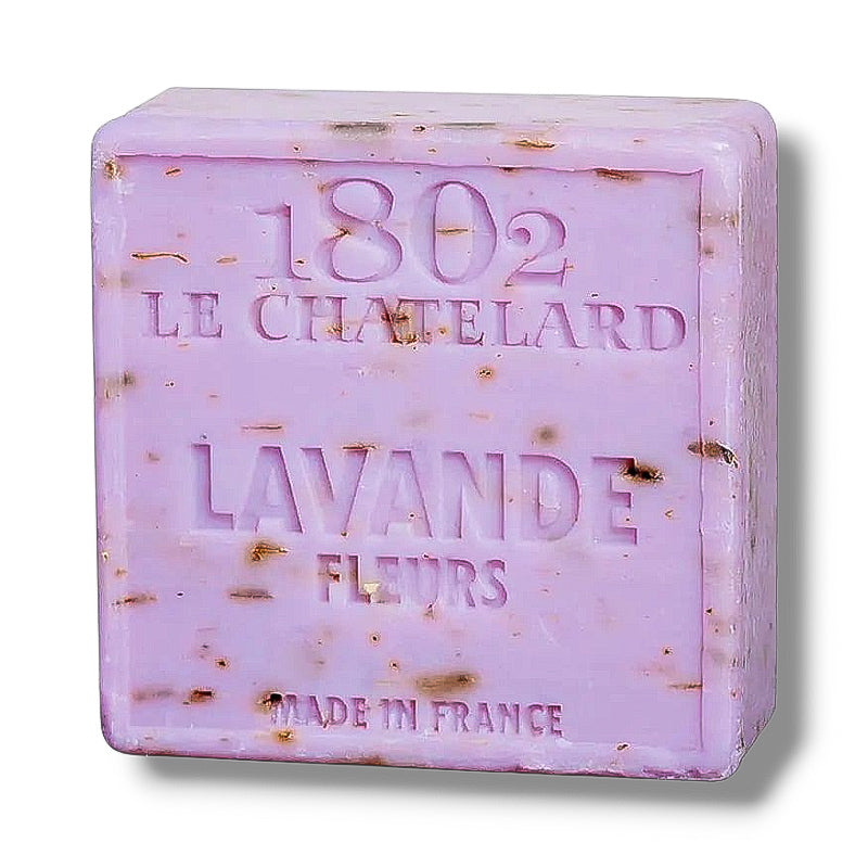 Savon de Marseille Naturel Exfoliant FLEURS DE LAVANDE