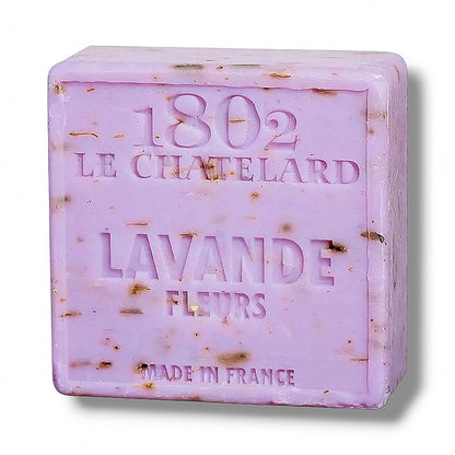 Savon de Marseille Naturel Exfoliant FLEURS DE LAVANDE