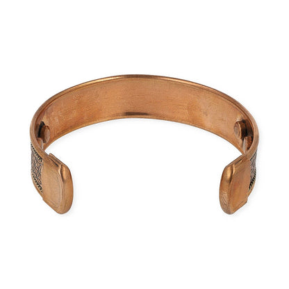 Bracelet en Cuivre Magnétique Fleur de Vie