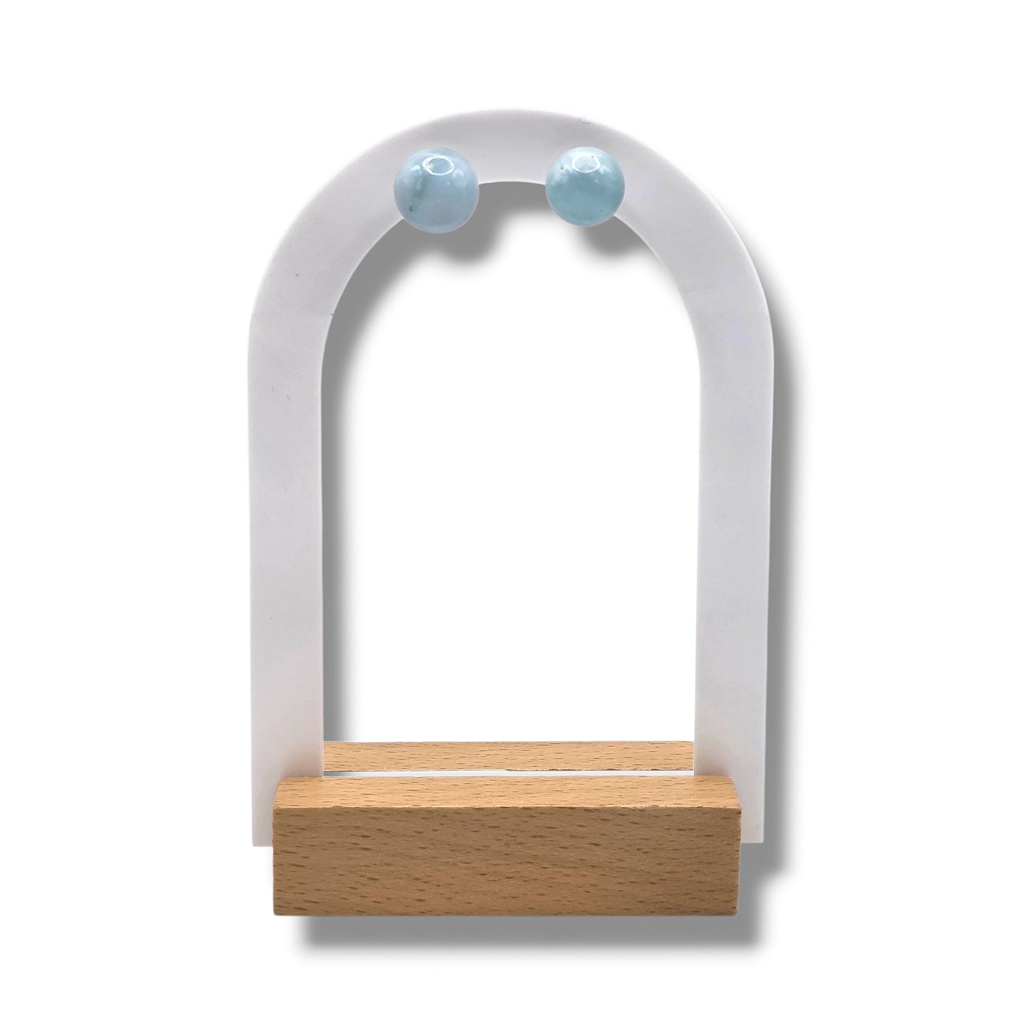 Boucles d'Oreilles AIGUE MARINE