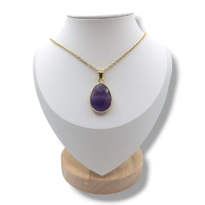 Collier Facetté AMETHYSTE A