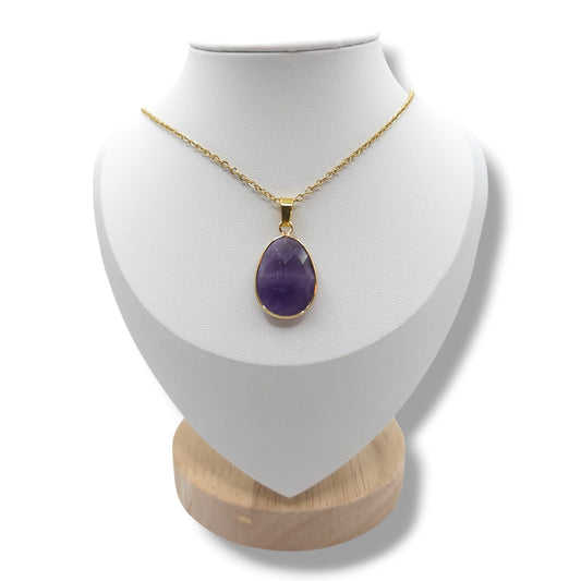 Collier Facetté AMETHYSTE A