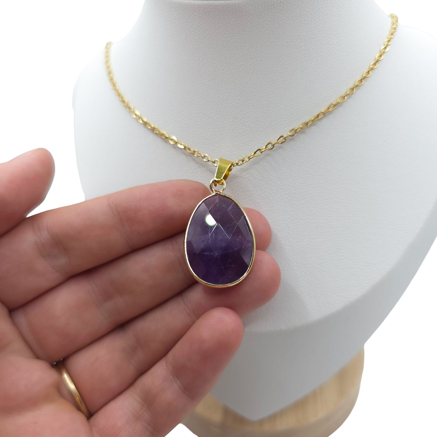 Collier Facetté AMETHYSTE A