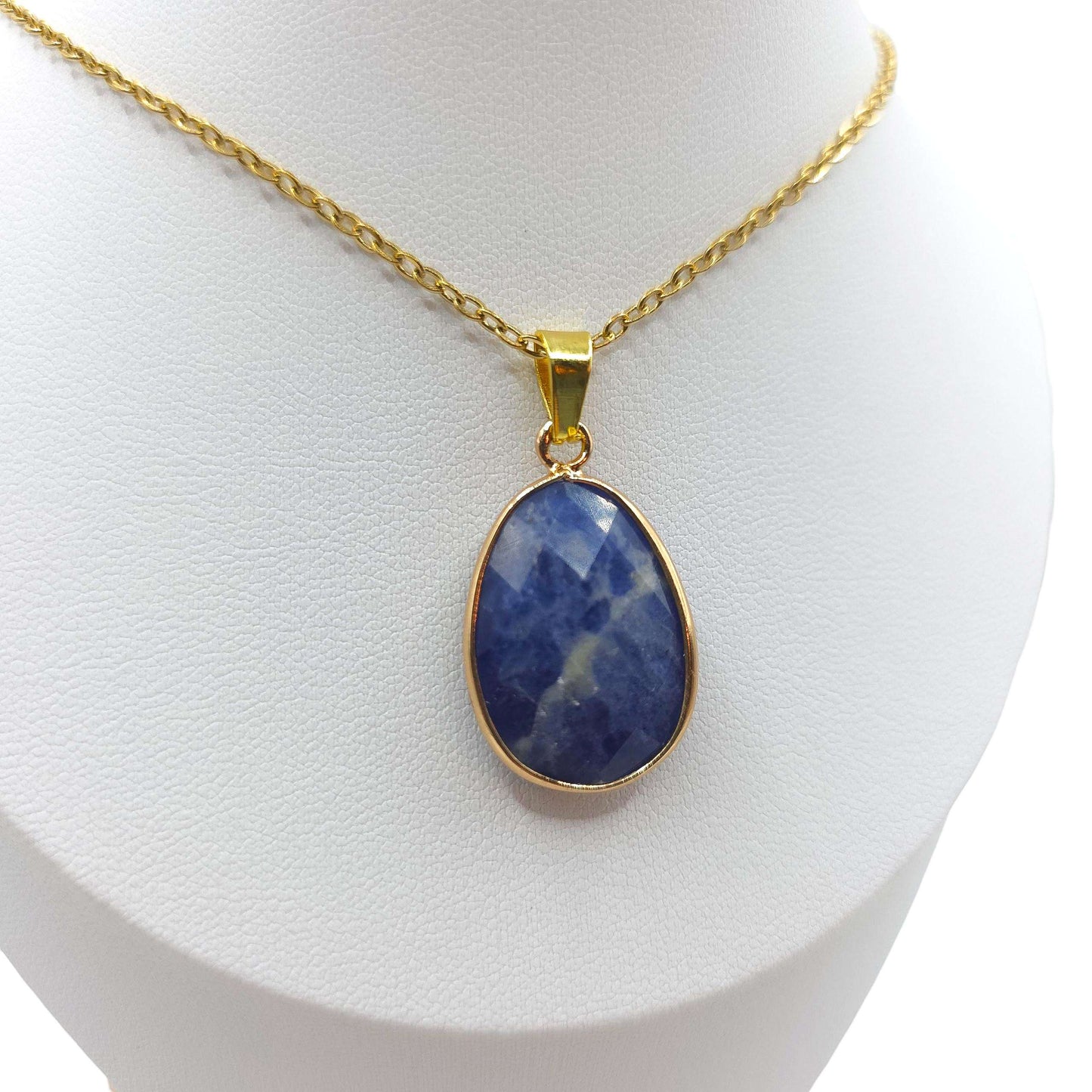 Collier Facetté SODALITE A