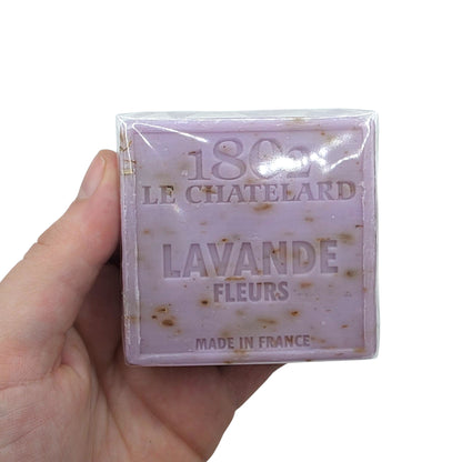 Savon de Marseille Naturel Exfoliant FLEURS DE LAVANDE