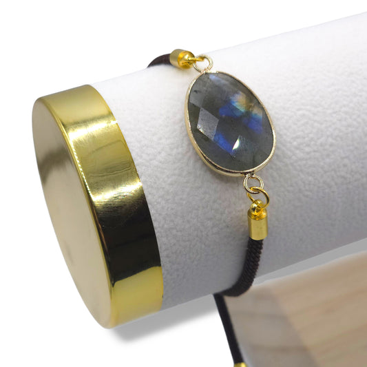 Bracelet Facetté LABRADORITE A