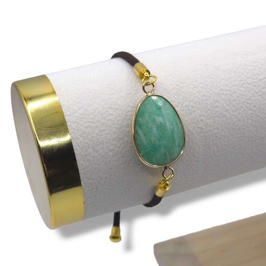Bracelet Facetté AMAZONITE A