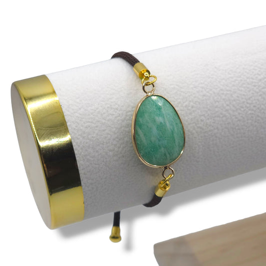 Bracelet Facetté AMAZONITE A
