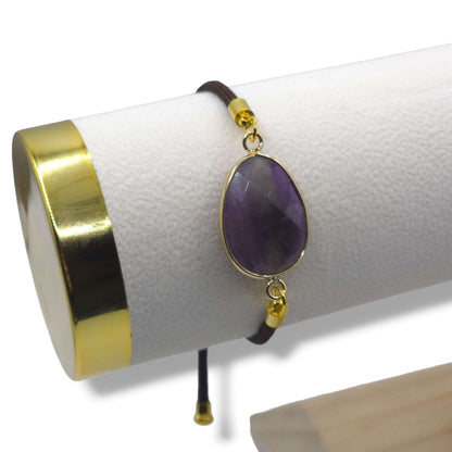 Bracelet Facetté AMETHYSTE A