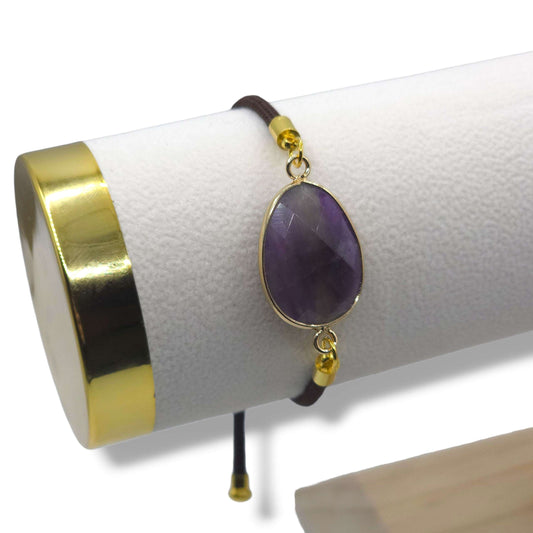 Bracelet Facetté AMETHYSTE A