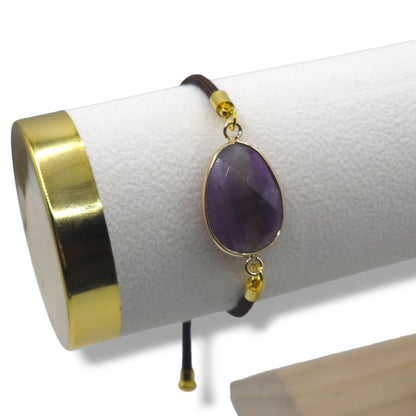 Bracelet Facetté AMETHYSTE A