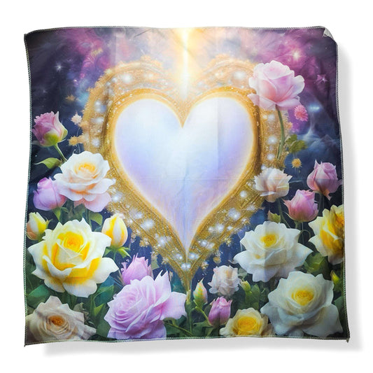 Nappe de Tarot COEUR FLEURI