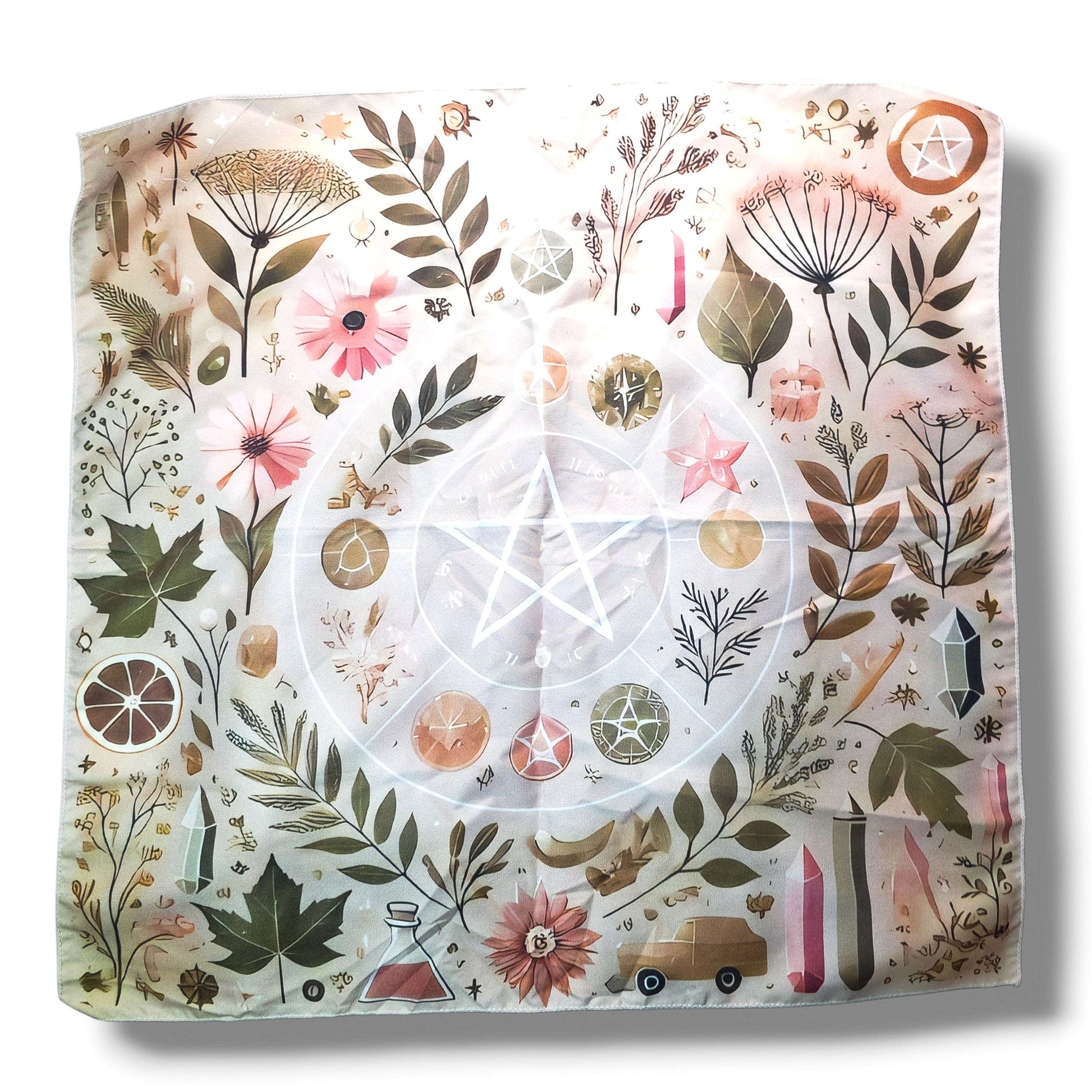 Nappe de Tarot PENTAGRAMME VEGETAL