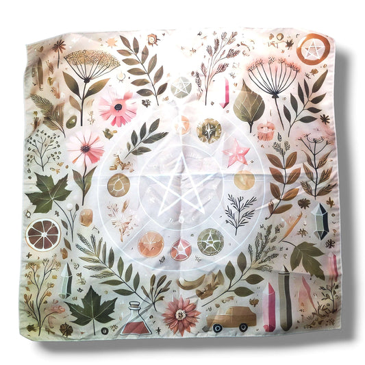 Nappe de Tarot PENTAGRAMME VEGETAL