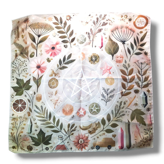 Nappe de Tarot PENTAGRAMME VEGETAL