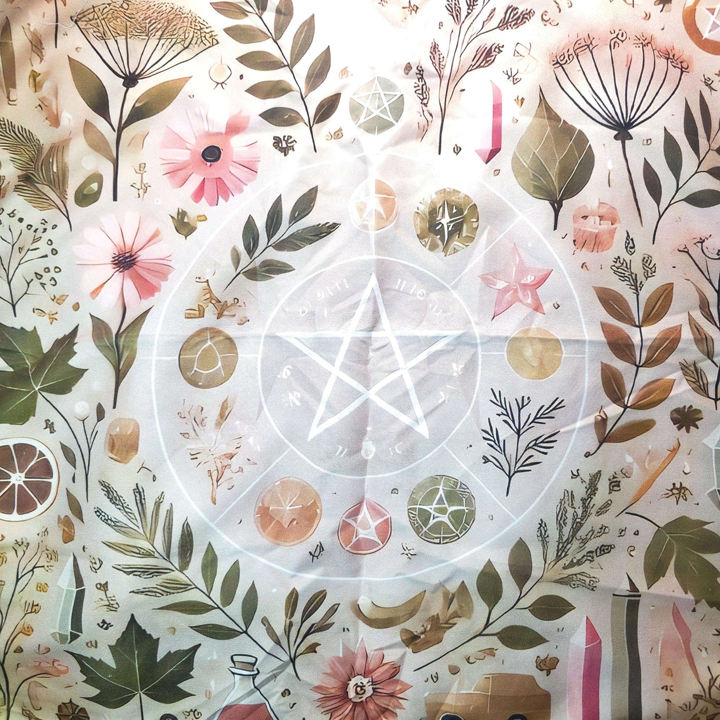 Nappe de Tarot PENTAGRAMME VEGETAL